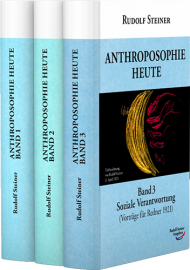 Abbildung: 3 Bände Anthroposophie heute