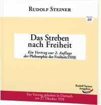 Abb.: Rudolf Steiner, Das Streben nach Freiheit